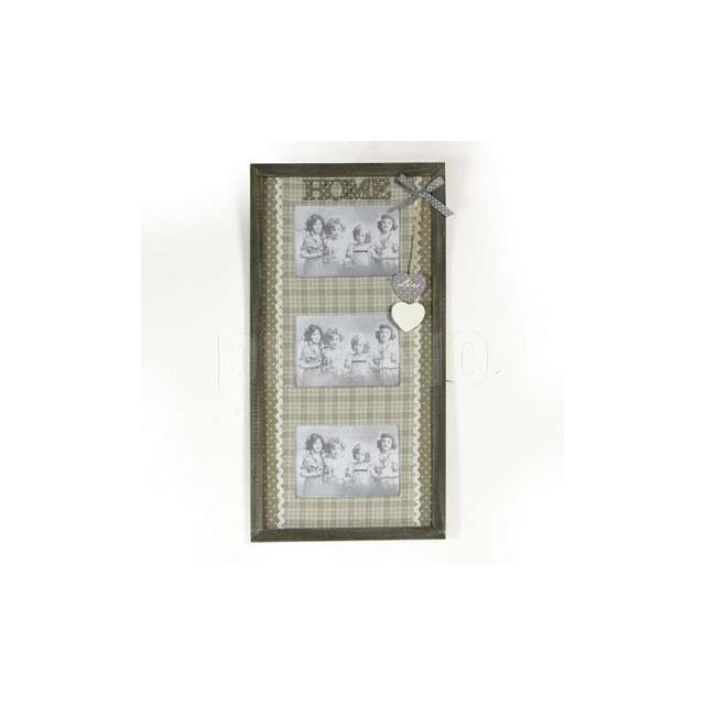 Portafoto da muro patcwork multipo 3 p vacchetti - Principale