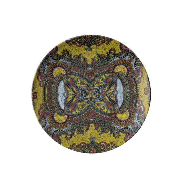 Piatto piano cm 20 mandala d porcellana - Principale