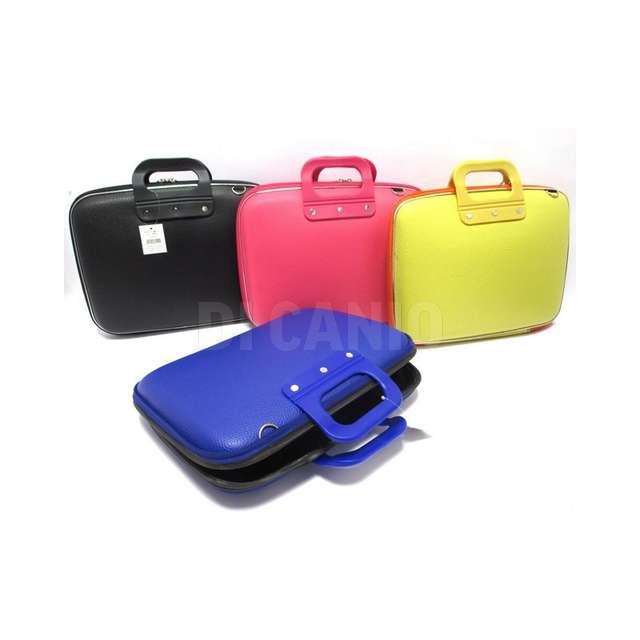 Borsa ufficio rigida bauletto c_cerniera 36x27x6cm. 4col.ri ass.ti creare - Principale