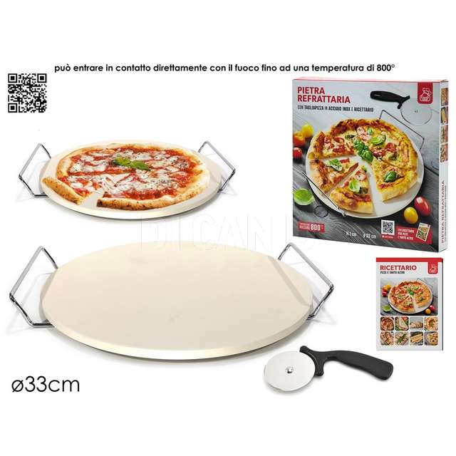 Pietra refratt. dm.33 per forno pizza - Principale