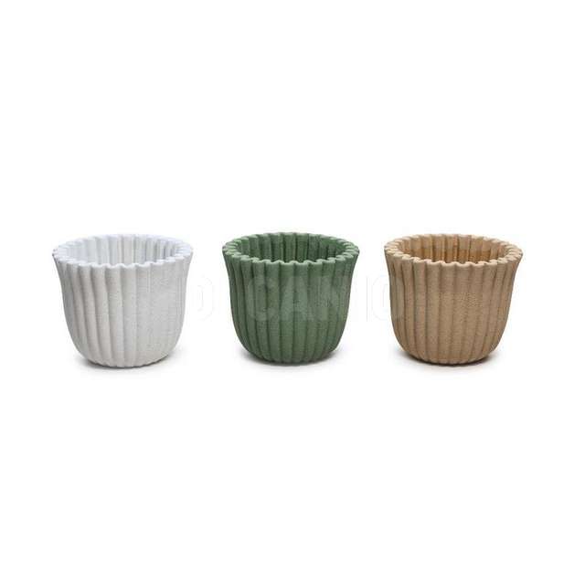 Vaso in cemento d.16xh.12.5 cm colori ass. - Principale