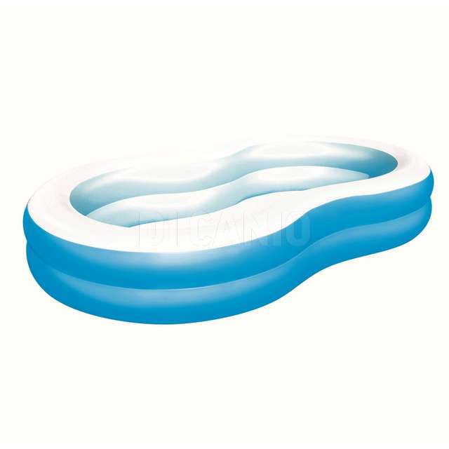 Piscina family a otto a 2 anelli, cm. 262x157x46 bestway - Principale
