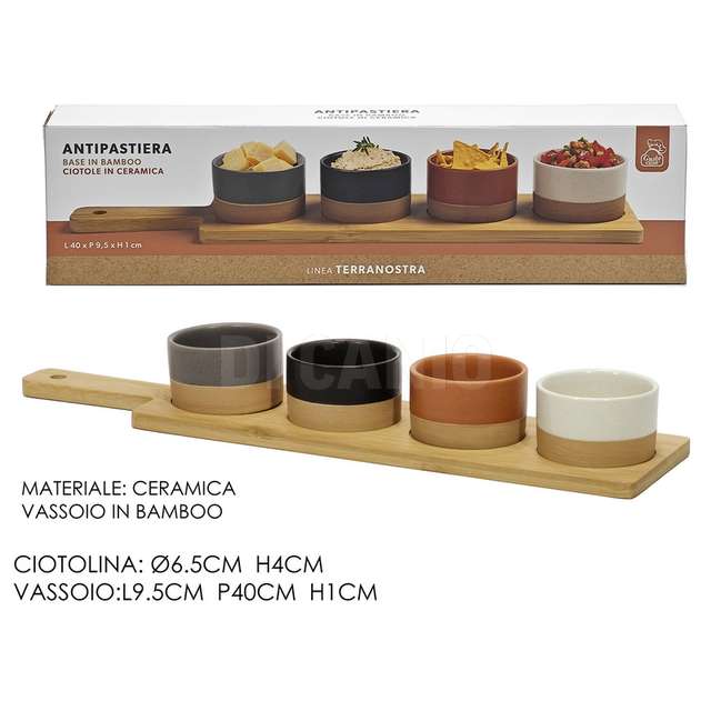 Set 4 pz antipastiera terranostra - Principale