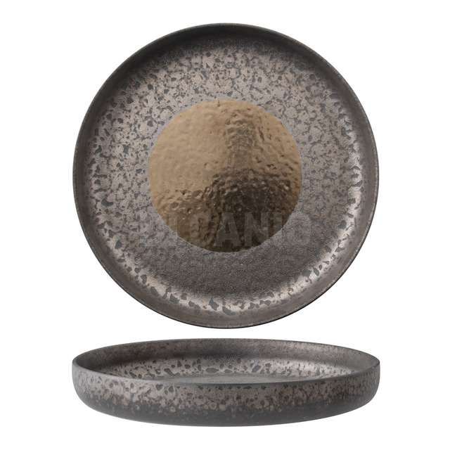 Piatto ceramica piano cm.27 h.4 e.agora - Principale