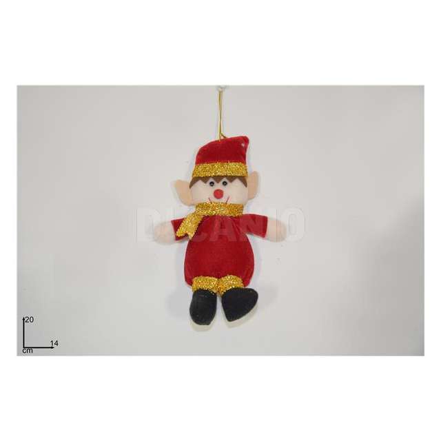Folletto appendino 20cm rosso w16-sf19085a-1 - Principale