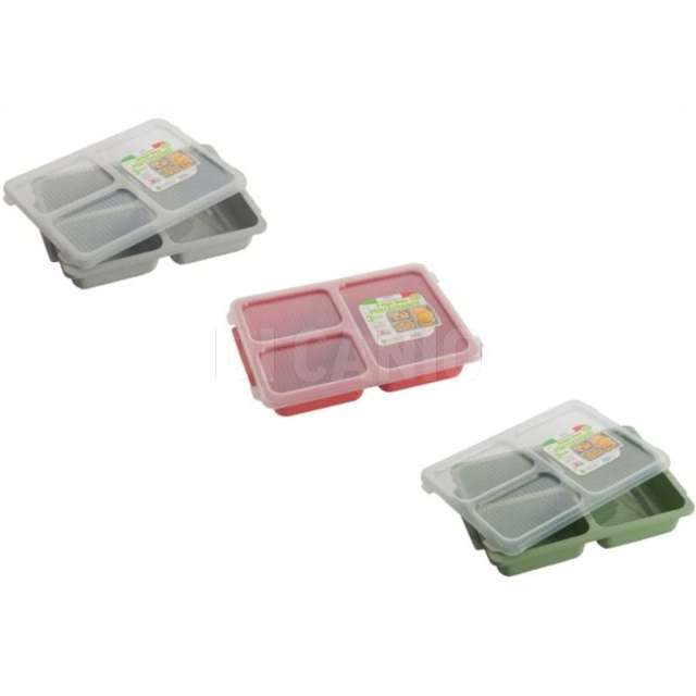 Contenitore frigo box portapranzo cm.26x19x4.5 - Principale
