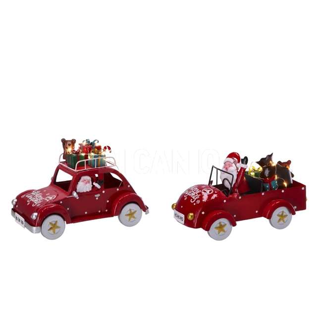 Dec macchina ferro 20 luci natale h16/17 - Principale
