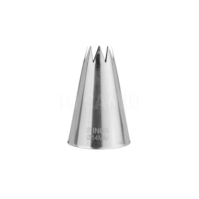 6 bocchette stella acciaio inossidabile 14mm schneider - Principale