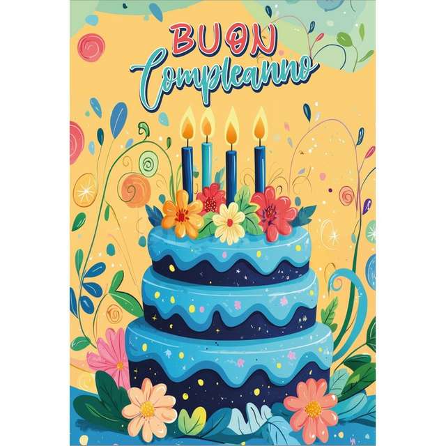 Bigliettino flash card buon compleanno - Principale