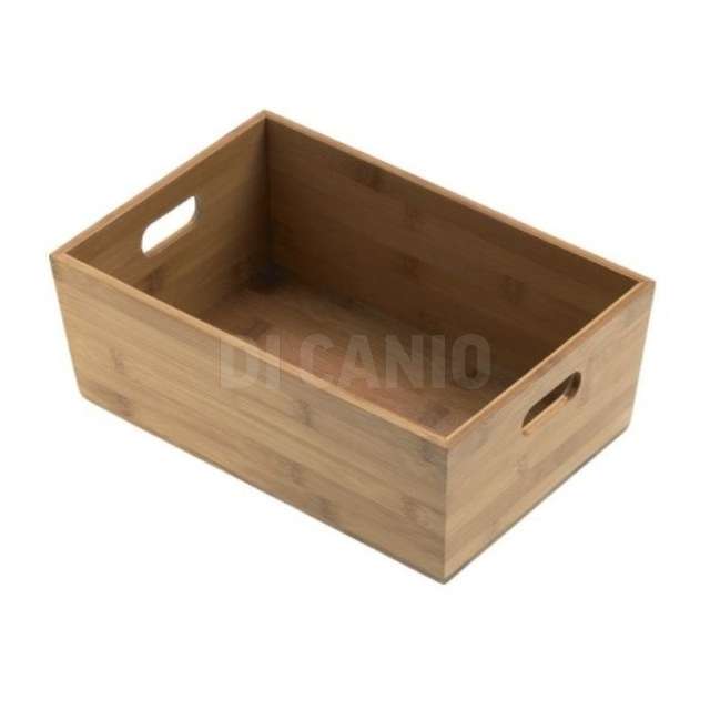 Cassettina in bambo cm.15x10x7 leone - Principale