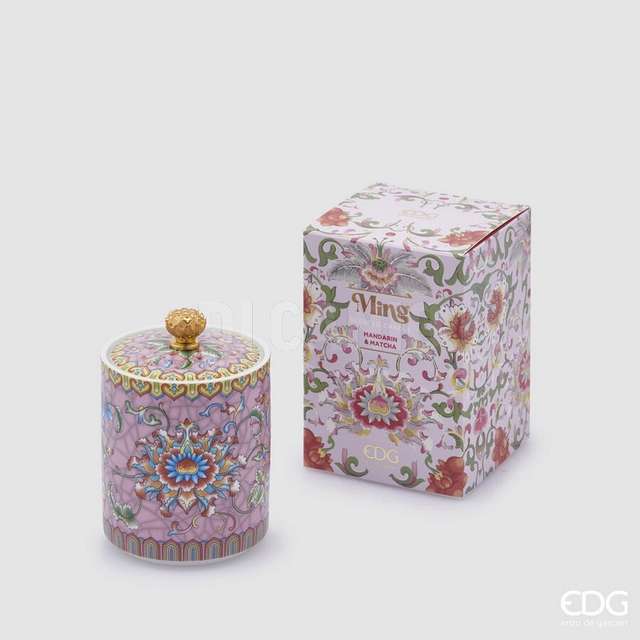 Candela ming con profumo h.10 d.7 mandarin & matcha edg - Principale