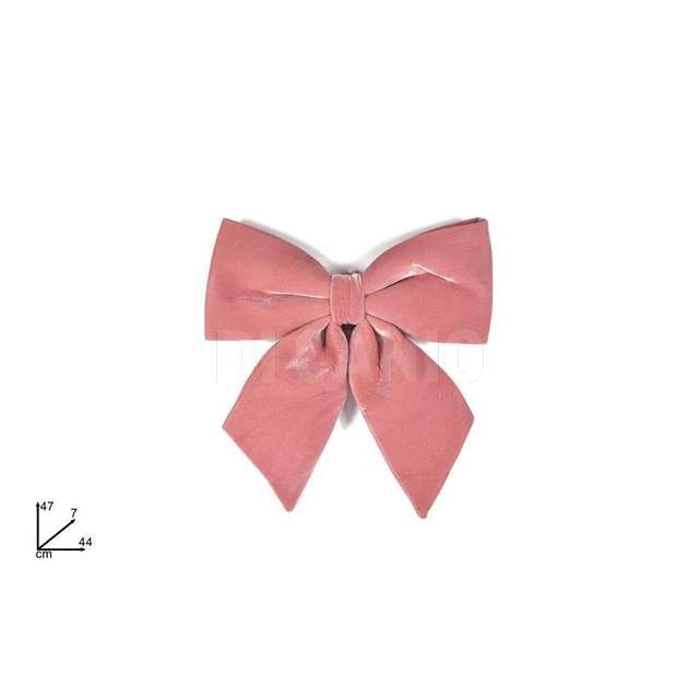 Fiocco velluto 44 cm rosa - Principale