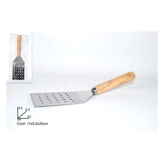Spatola lasagna inox forata - Principale