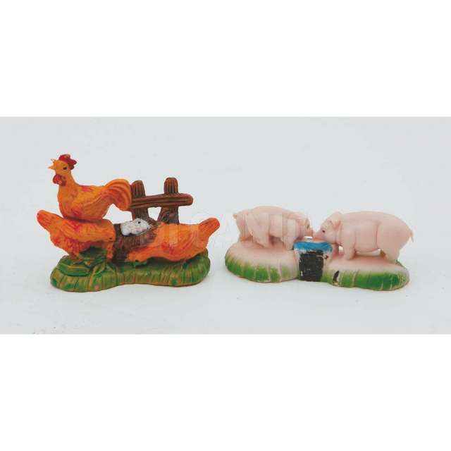 Maiali e galline cm.8 2 mod.ass.in blister - Principale