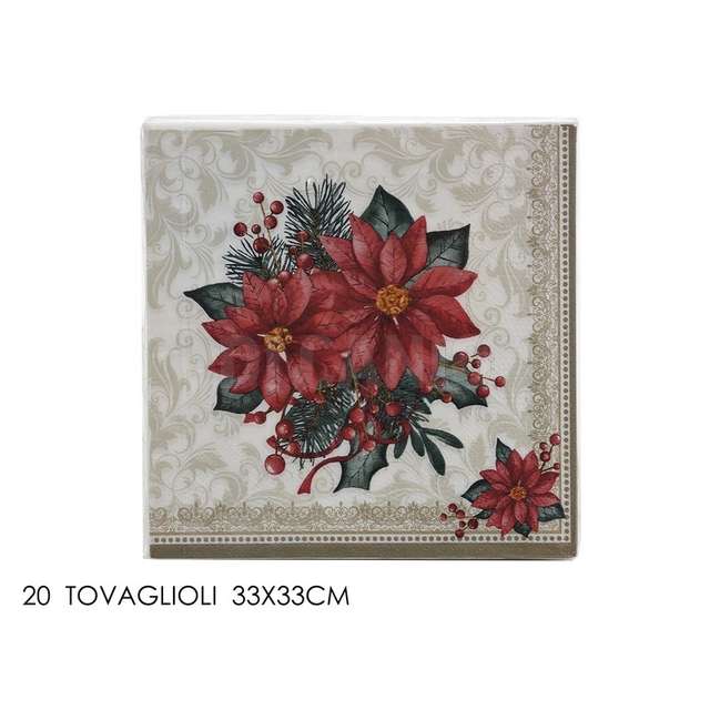 Pacco 20 tov. natale 3 veli cm,33 - Principale