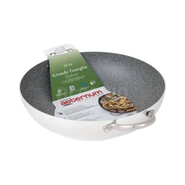 Wok cm.36 grande famiglia deluxe bialetti - Principale