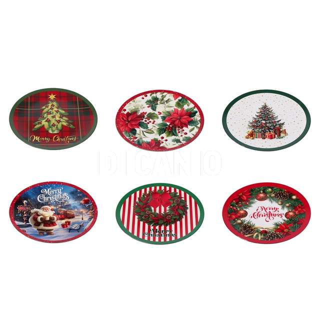 Sottopiatto tondo plast a6d natale d33 - Principale