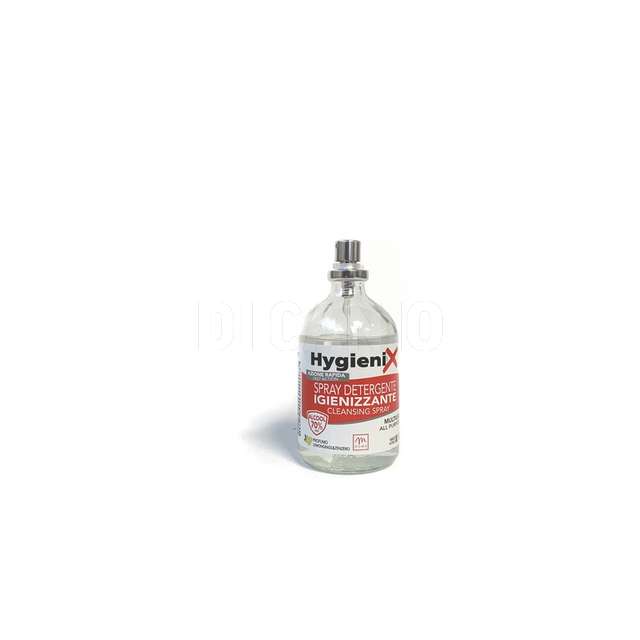Igienizzante spray al limone in vetro 100 ml 70% alcol - Principale