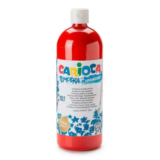 Tempera pronta 1000ml rosso carioca - Principale