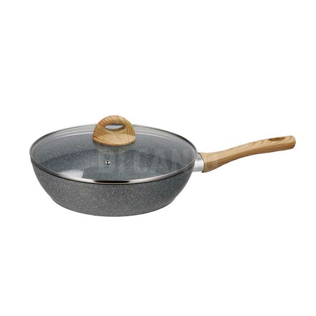 Padeela + coperchio antiaderente stone cooking induzione cm.28 - Principale