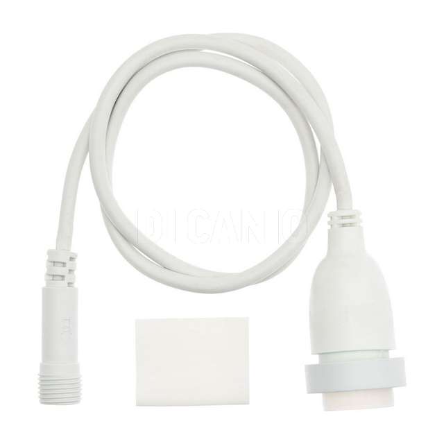 Stringa 1 p_lampada pl e27 s_cavo prol. fissa 230v esterno cavo bianco 1m lotti - Principale