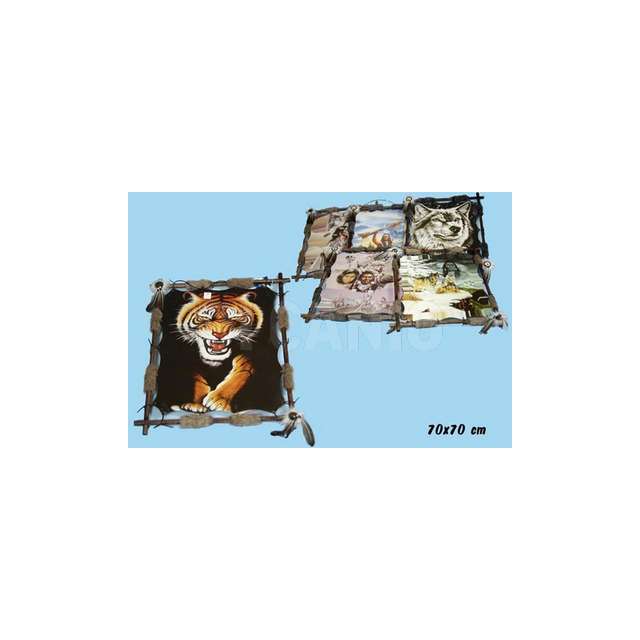 Quadro indiano cornice legno 6ass. (8) gt - Principale