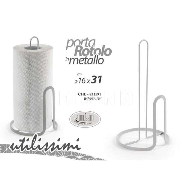 Chl/p.rotolo fer.bia 16*16*31cm w7882-1w - Principale