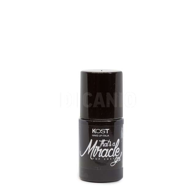 Smalto top coat miracle gel nero kost 01 - Principale