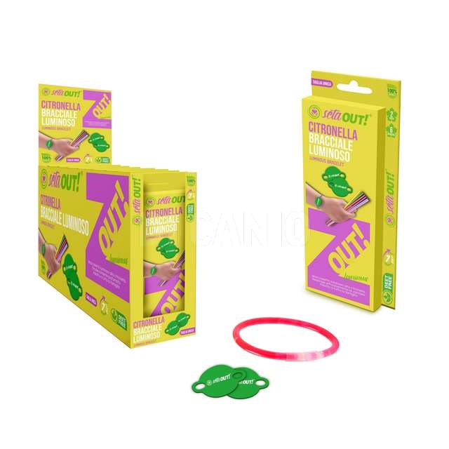 Braccialetto luminos citronella 6 pz - Principale