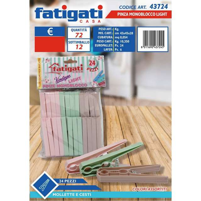 Pinza monoblocco light 24pz - Principale