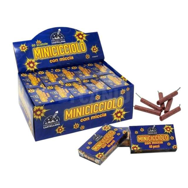 Minicicciolo con miccia 60 scatole da 40 pezzi - Principale