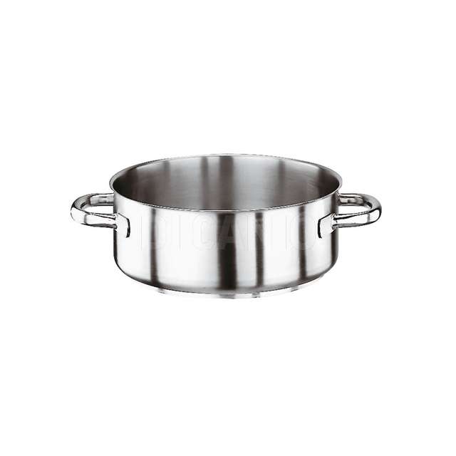 Casseruola bassa inox paderno cm 36 h13 13lt serie 1000 - Principale