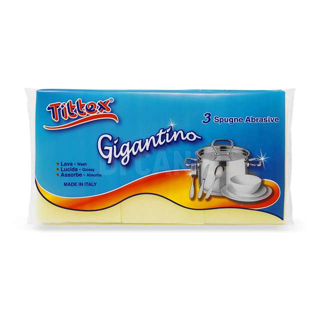 Set 3 spugne gigantino tittex - Principale