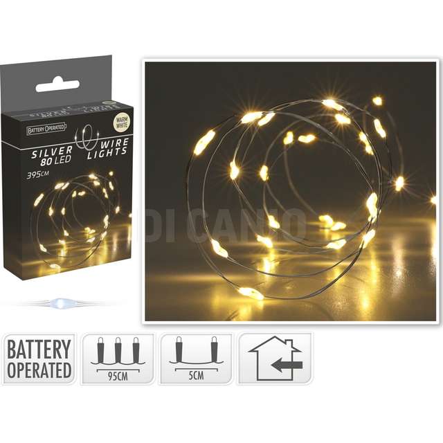 Cavo arg 80led bco caldo batt - Principale