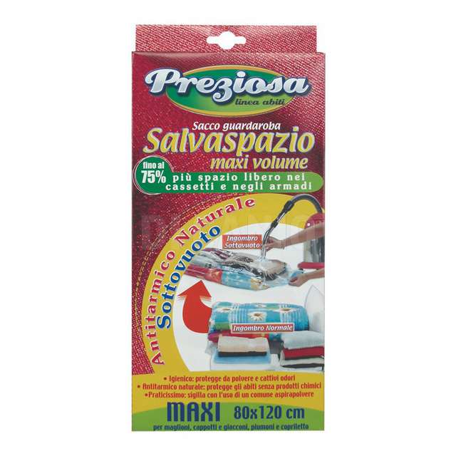 Sacco salvaspazio maxi volume 80x120 la briantina. - Principale