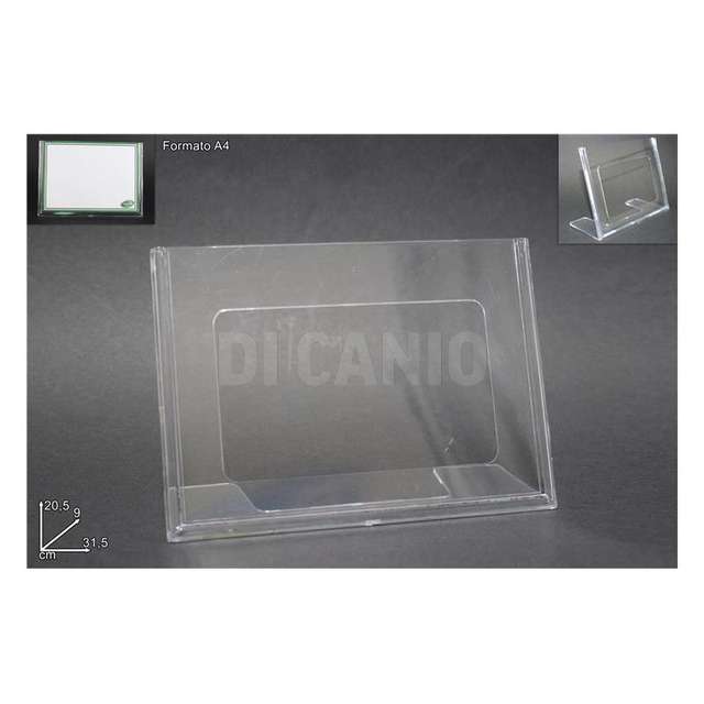Portaprezzi 210x297mm a 4 orizzontale plexiglass - Principale