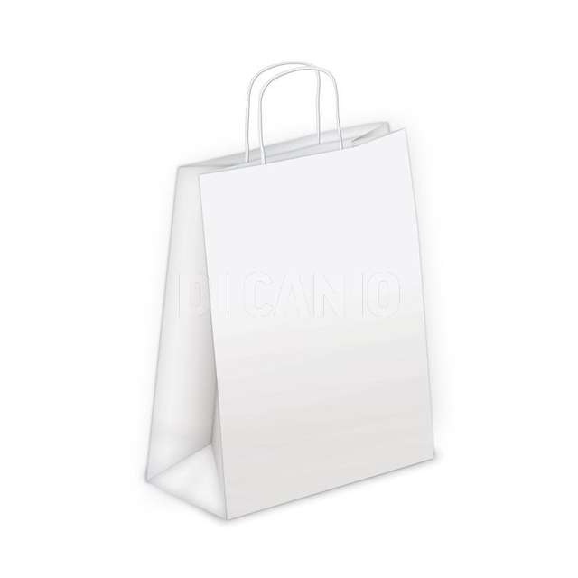 Sacchetto bianco ritorto 36+12x41 carpad - Principale
