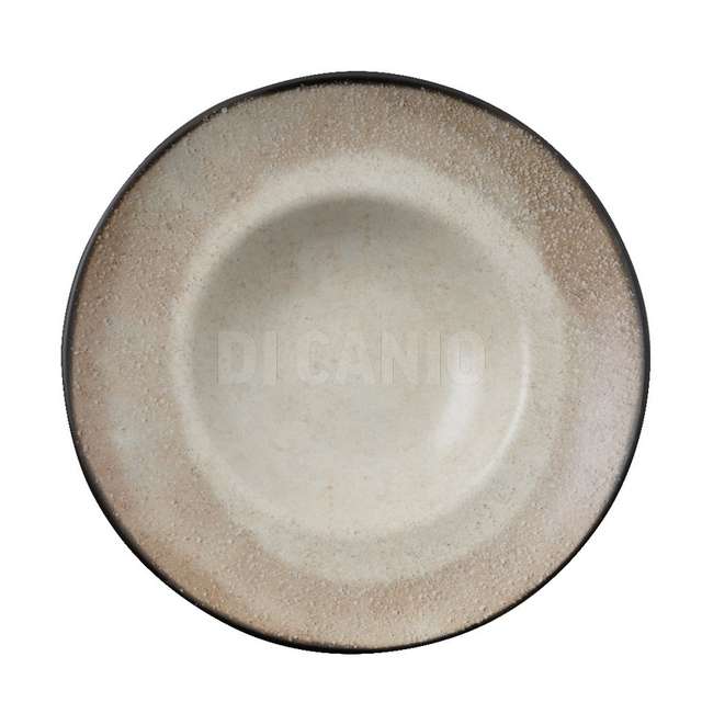 Piatto pasta cm.27 shade matt. earh stoneware - Principale