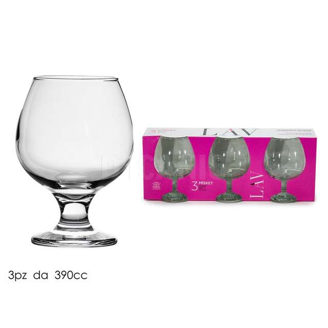 Set 3 bicchieri ballon misket 390 cc - Principale