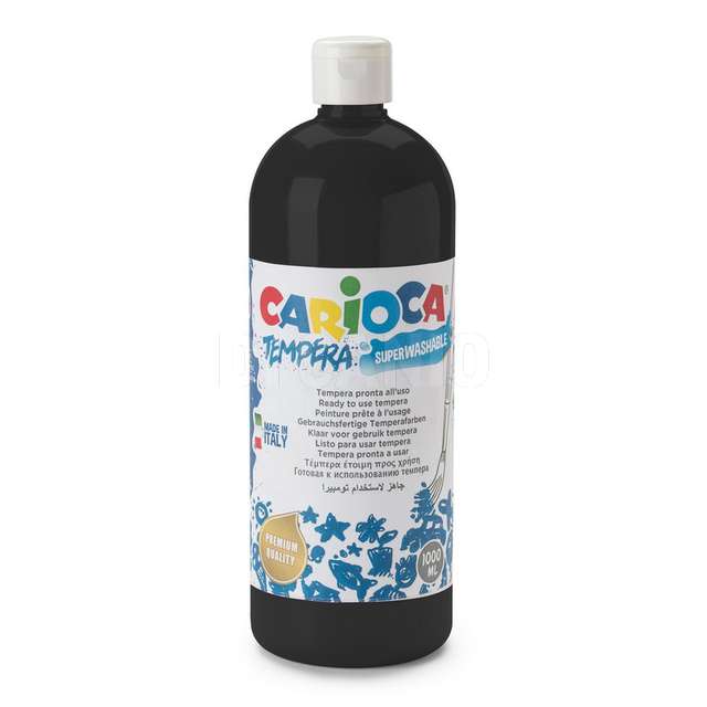 Tempera pronta 1000ml nero carioca - Principale