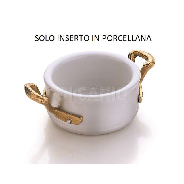 Inserto porcellana fasa cm 8,5/11 h4,5 per linea a servire - Principale