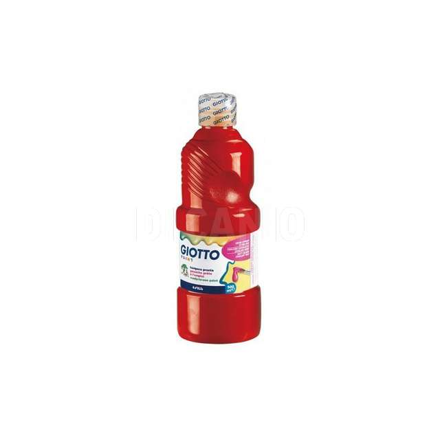 Tempera giotto paint rosso scarlatto 500ml fila - Principale