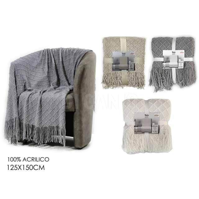 Telo arredo cm.125x150 3 assortito - Principale