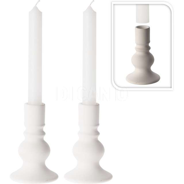 2 candelieri 11cm c/candela 16 - Principale