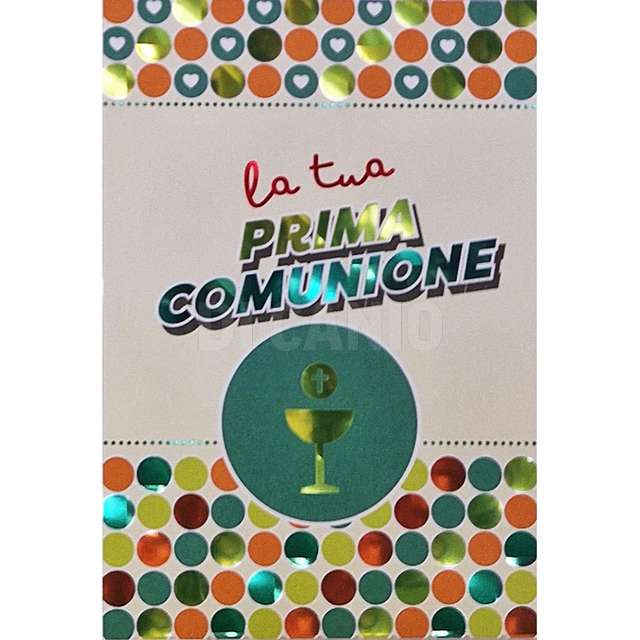 Bigliettino augurale flascard la tua prima comunione 014/f - Principale