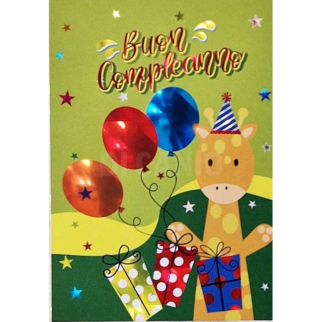Bigliettino flash card buon compleanno - Principale