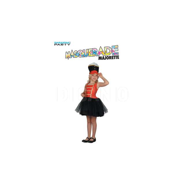 Costume majorette 6-14 anni - Principale