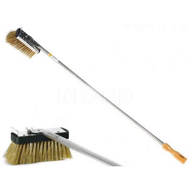 Spazzolone ottone girevole cm.17x5.5h170 lilly - Principale
