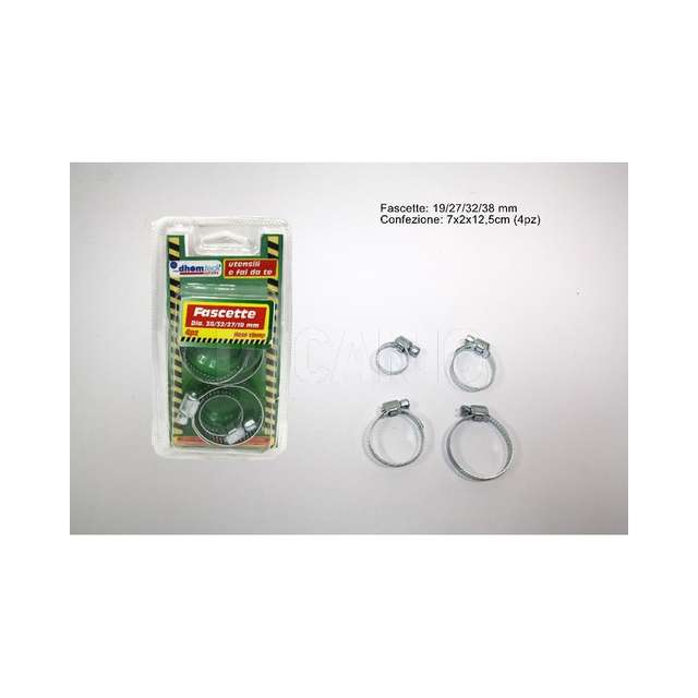 Fascette 4pz in blister mis 38_32_2738_32_27_19_mm 2012416_mi007266_due esse - Principale