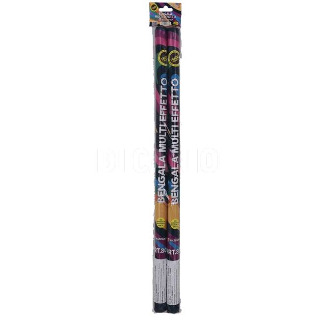 Bengala multicolor cm.70 razzi - Principale